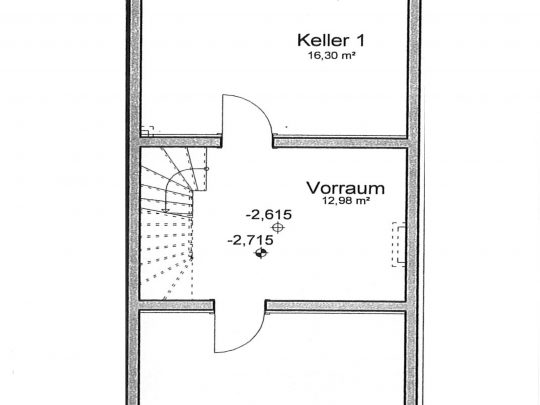 Grundriss Untergeschoss
